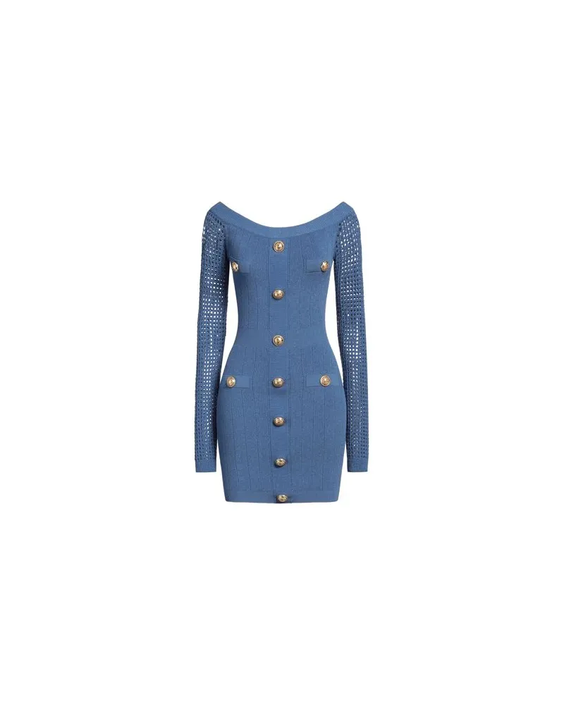 Balmain KLEIDER - Mini-Kleiderauf YOOX.COM Blau