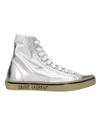 Saint Laurent Sneakers Silber