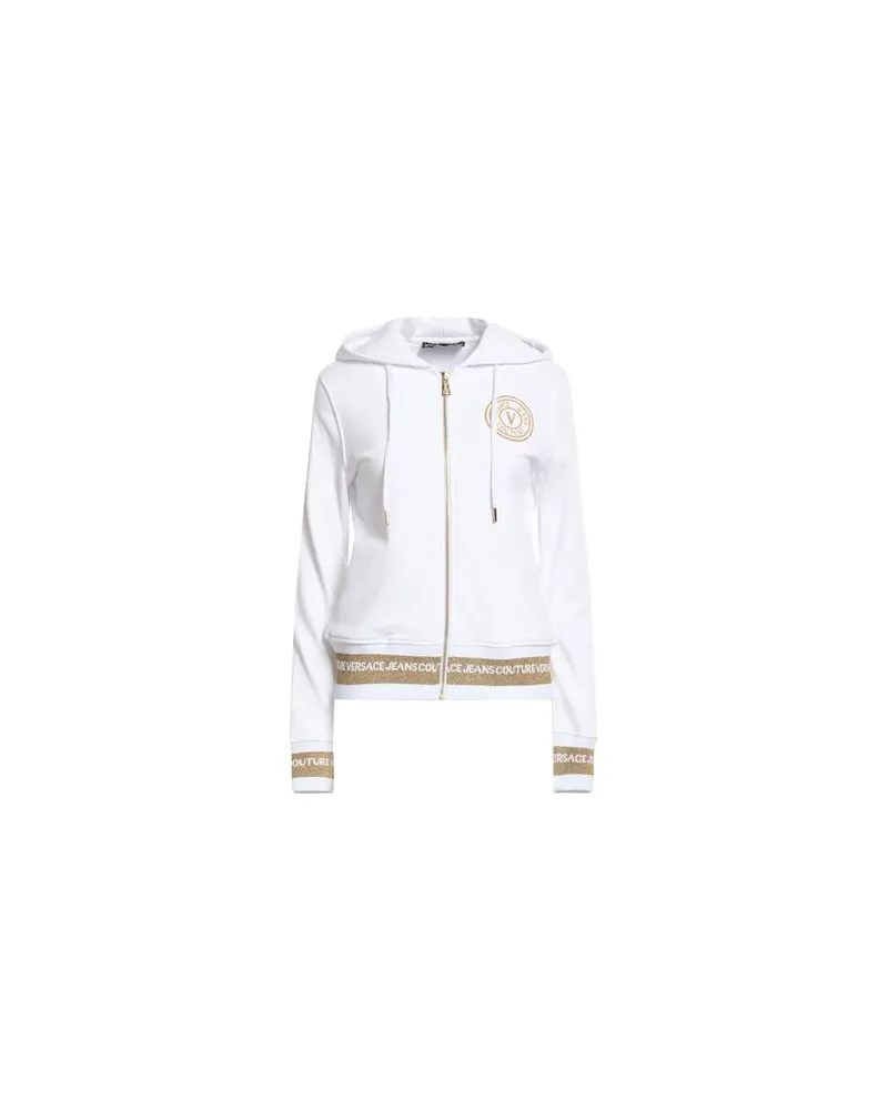 Versace Jeans TOPS - Sweatshirtsauf YOOX.COM Weiß