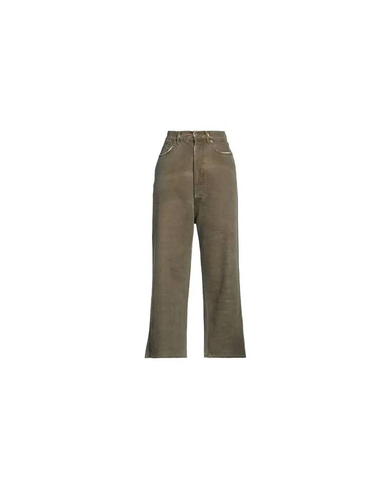 Golden Goose HOSEN & RÖCKE - Jeanshosenauf YOOX.COM Militärgrün