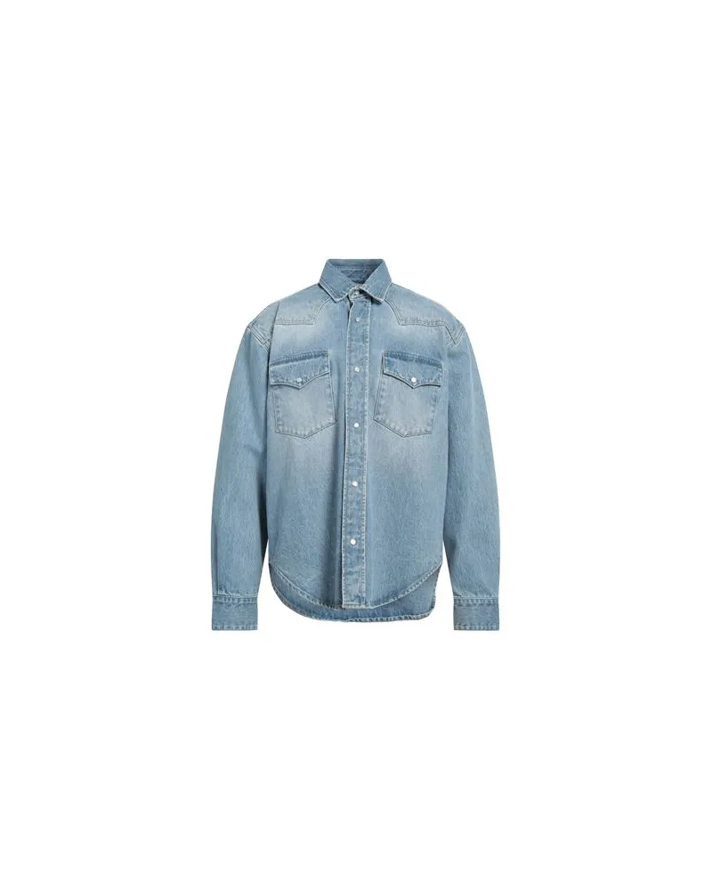 VTMNTS TOPS - Jeanshemdenauf YOOX.COM Blau