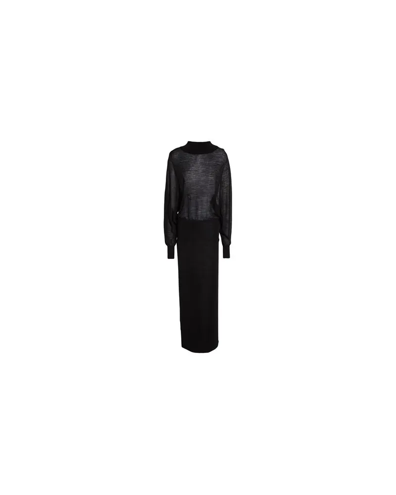 Liviana Conti KLEIDER - Maxi-Kleiderauf YOOX.COM Schwarz