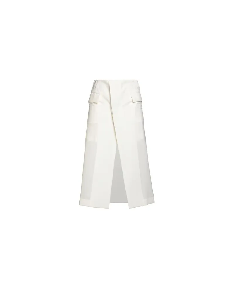 Sacai HOSEN & RÖCKE - Midi-Röckeauf YOOX.COM Elfenbein