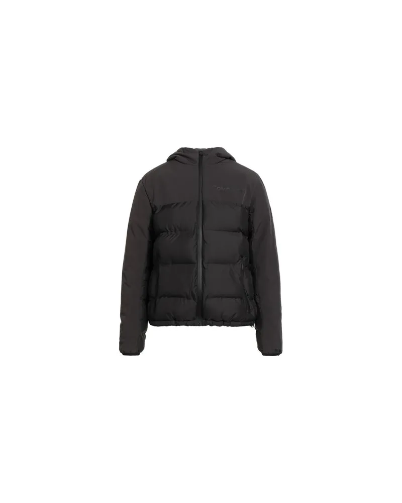 Calvin Klein JACKEN & MÄNTEL - Pufferjacken & Daunenjackenauf YOOX.COM Schwarz