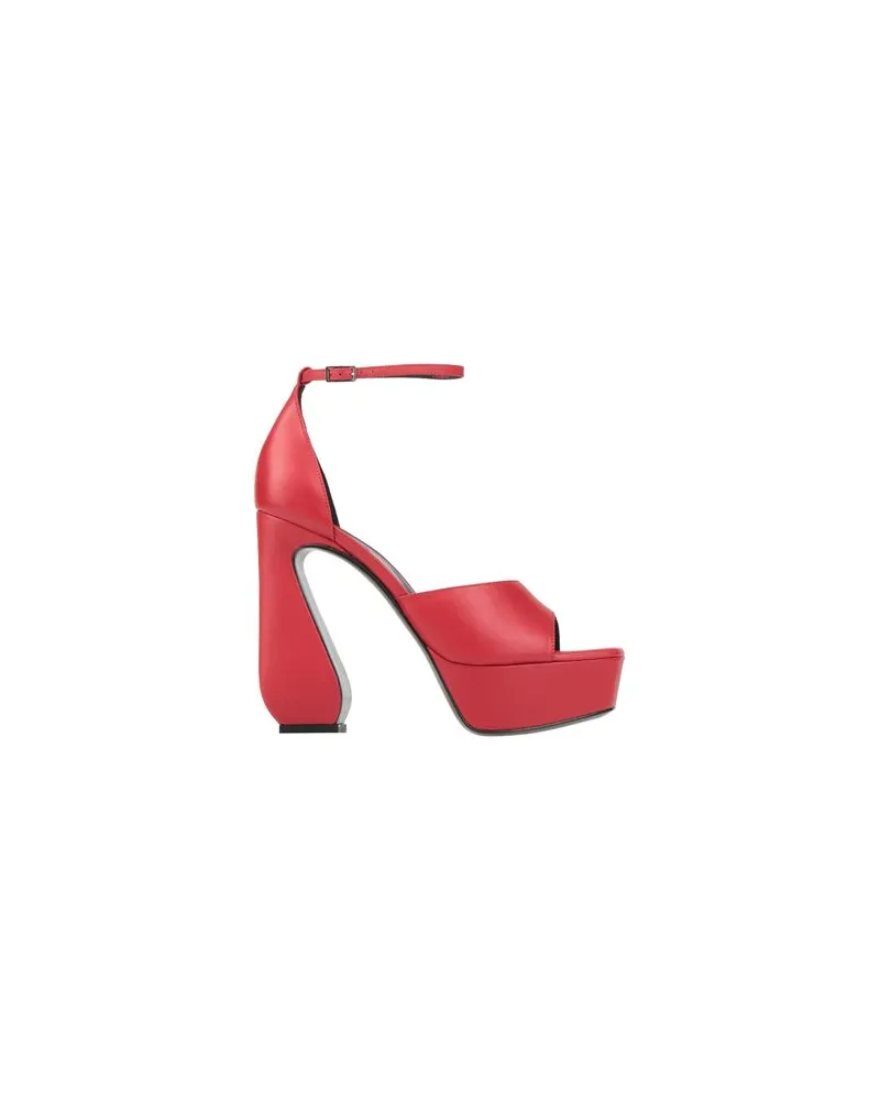 Sergio Rossi SCHUHE - Sandalenauf YOOX.COM Rot