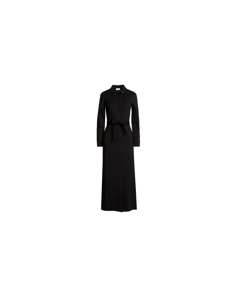 MARELLA KLEIDER - Maxi-Kleiderauf YOOX.COM Schwarz