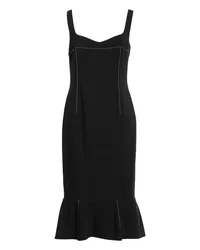 Marni Midi-Kleid Schwarz