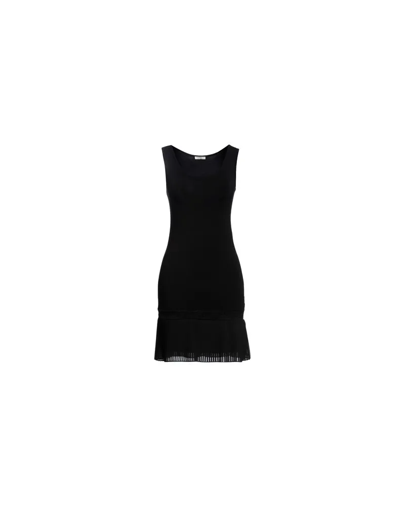 Fracomina KLEIDER - Mini-Kleiderauf YOOX.COM Schwarz