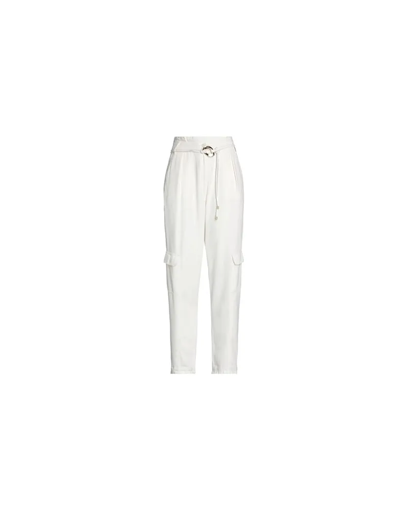 Patrizia Pepe HOSEN & RÖCKE - Hosenauf YOOX.COM Elfenbein