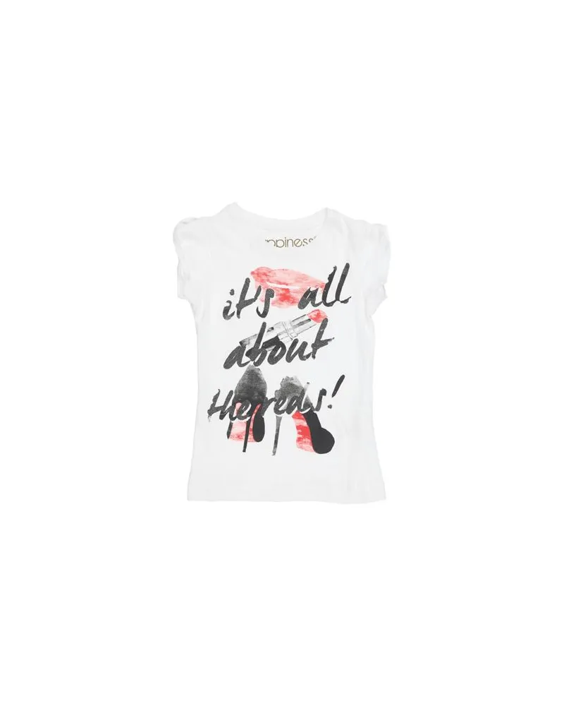 Happiness TOPS - T-shirtsauf YOOX.COM Weiß