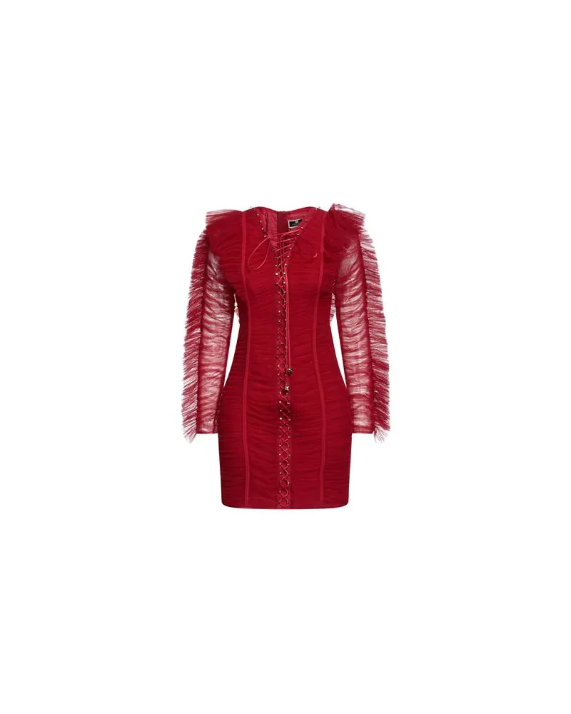 Elisabetta Franchi KLEIDER - Mini-Kleiderauf YOOX.COM Rot