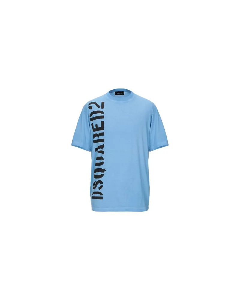 Dsquared2 TOPS - T-shirtsauf YOOX.COM Azurblau