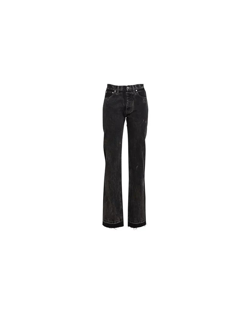 Maison Margiela HOSEN & RÖCKE - Jeanshosenauf YOOX.COM Schwarz