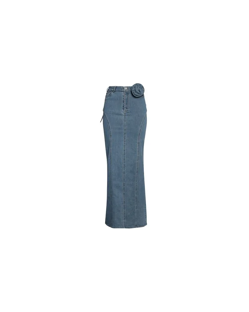 ROTATE Birger Christensen HOSEN & RÖCKE - Jeansröckeauf YOOX.COM Blau