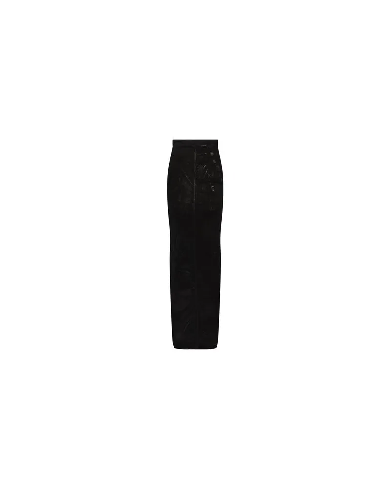 Rick Owens HOSEN & RÖCKE - Jeansröckeauf YOOX.COM Schwarz