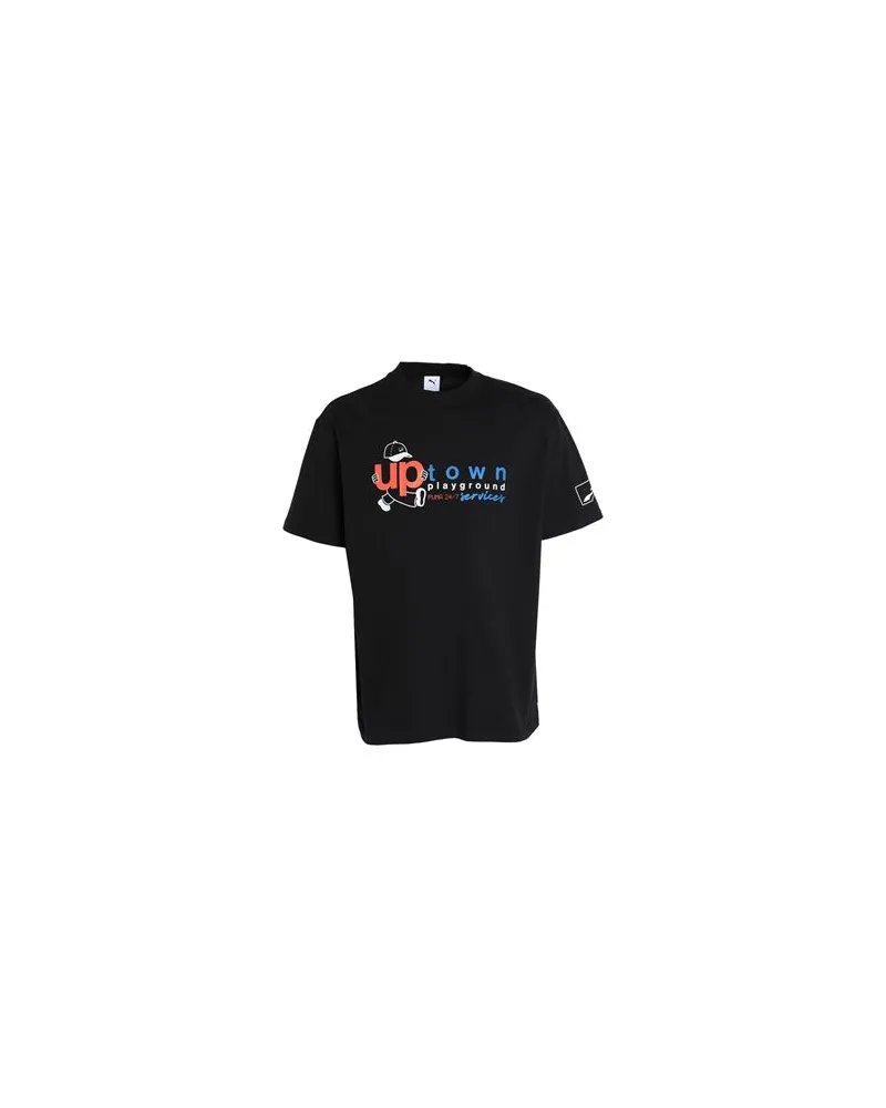 Puma UPTOWN Graphic Tee - UPTOWN Graphic Tee - TOPS - T-shirtsauf YOOX.COM Schwarz