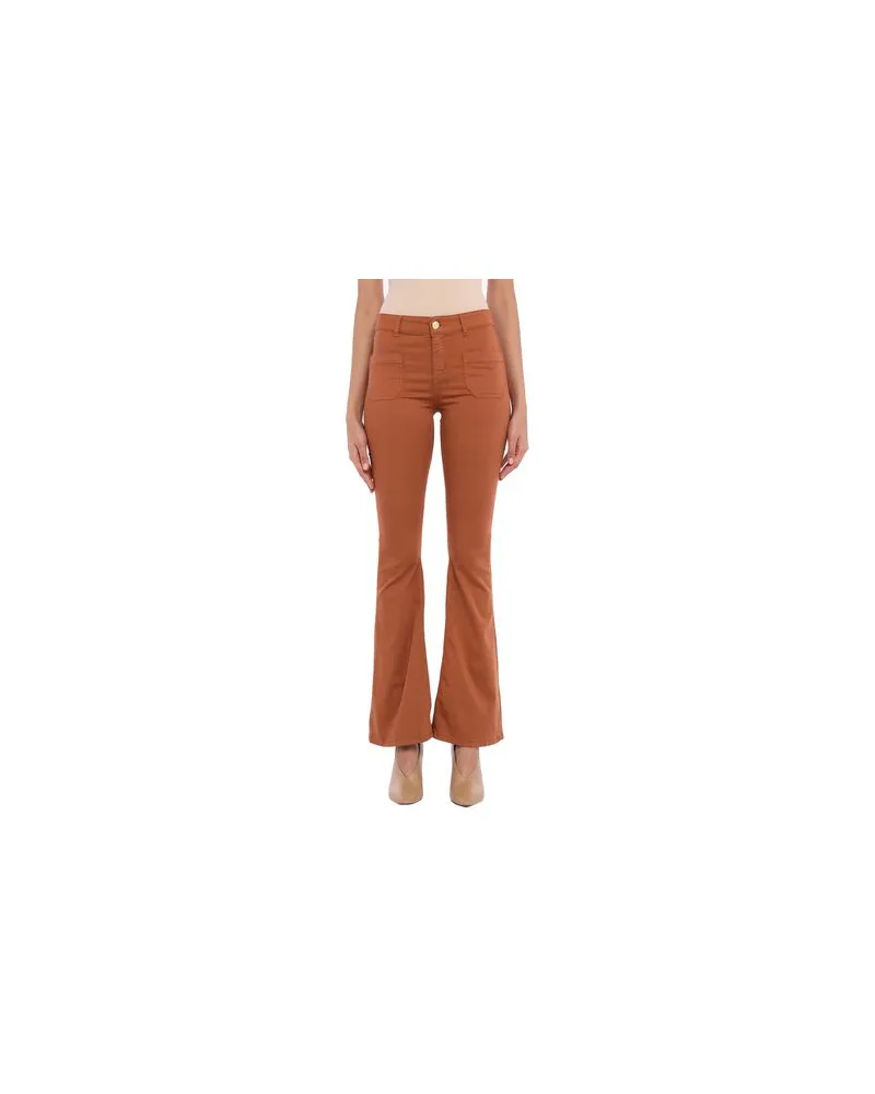 My Twin Twinset HOSEN & RÖCKE - Hosenauf YOOX.COM Braun