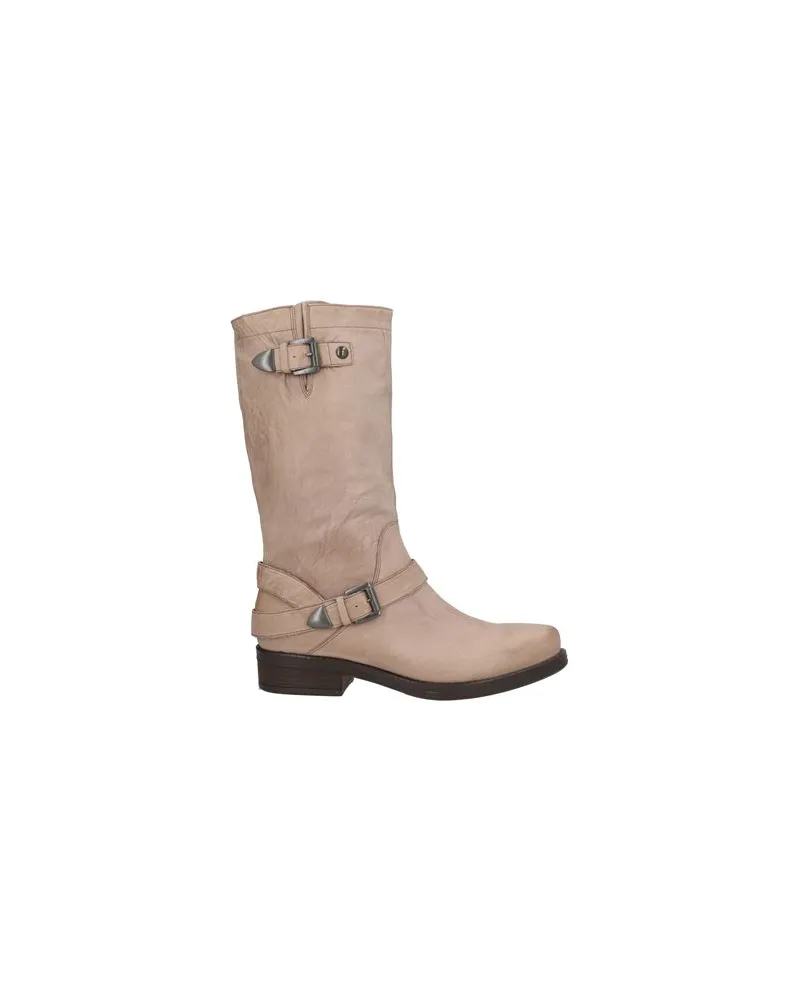 Janet & Janet SCHUHE - Stiefelauf YOOX.COM Beige