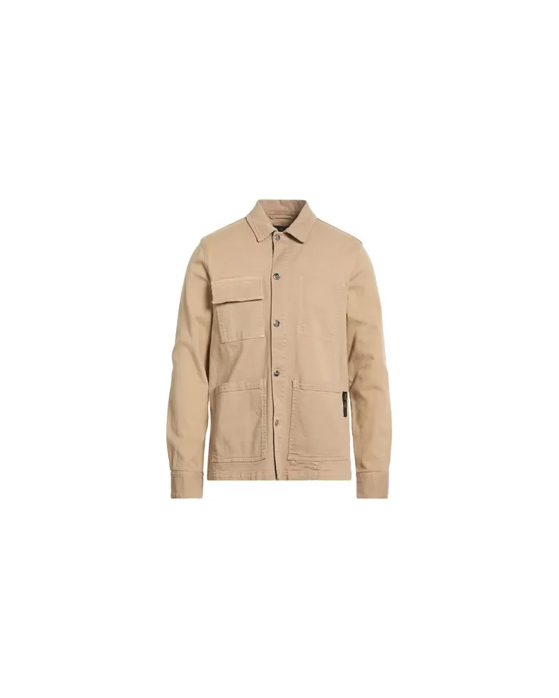 Care Label TOPS - Jeanshemdenauf YOOX.COM Khaki