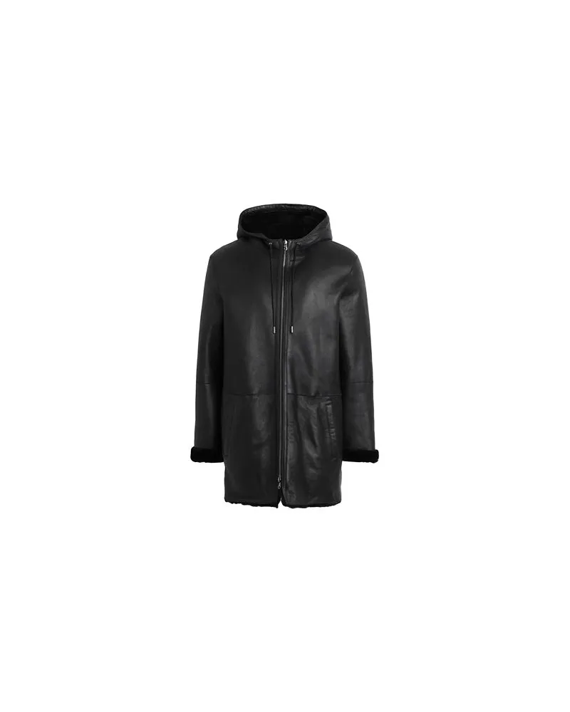 DESA JACKEN & MÄNTEL - Shearling- & Kunstfellauf YOOX.COM Schwarz