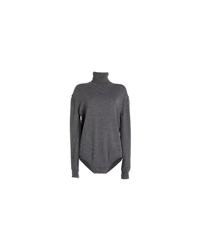 Maison Margiela STRICKWAREN - Rollkragenpulloverauf YOOX.COM Grau