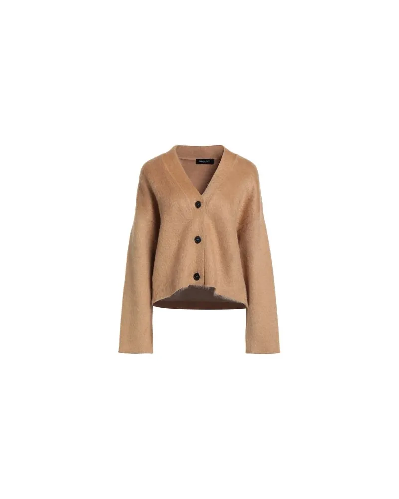 Fabiana Filippi STRICKWAREN - Strickjackenauf YOOX.COM Kamel
