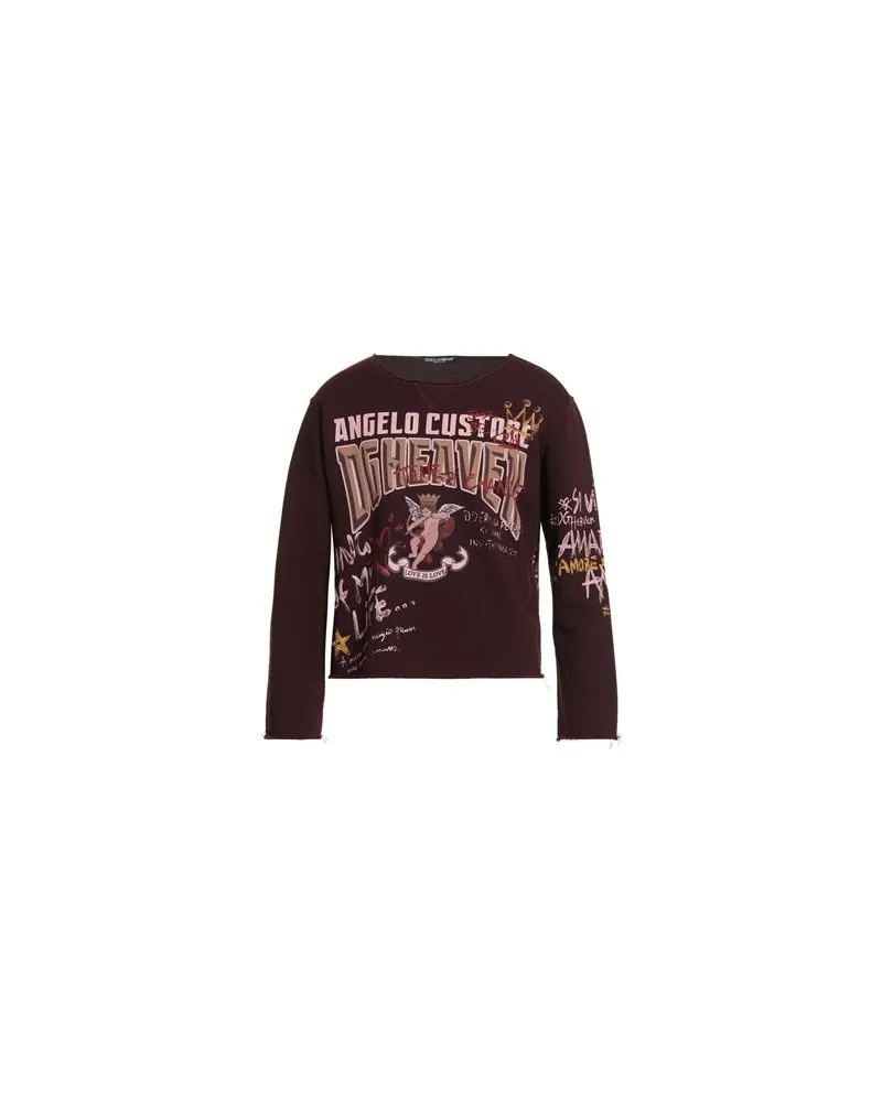 Dolce & Gabbana TOPS - Sweatshirtsauf YOOX.COM Bordeaux