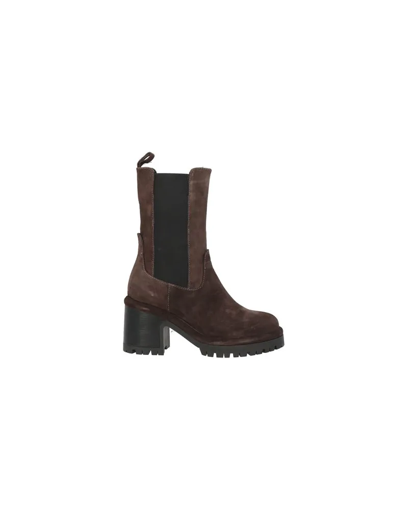 Paola Ferri SCHUHE - Stiefelettenauf YOOX.COM Braungrau