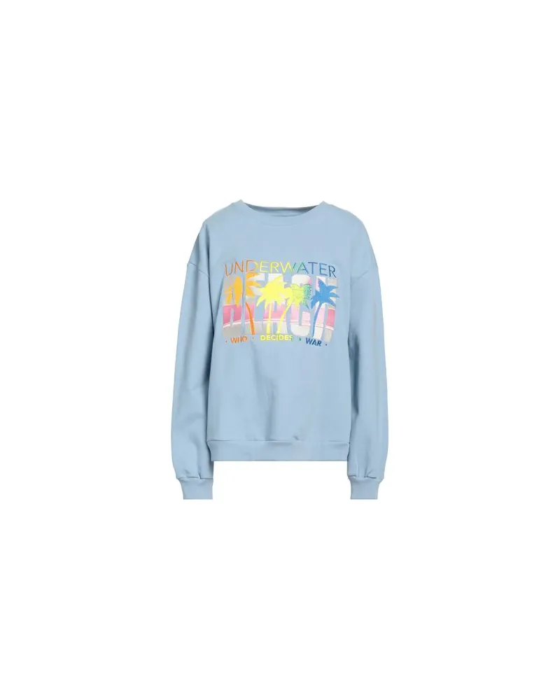 WHO DECIDES WAR TOPS - Sweatshirtsauf YOOX.COM Himmelblau