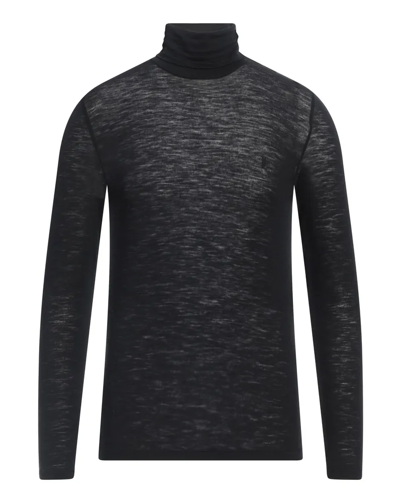 Saint Laurent Rollkragenpullover Schwarz