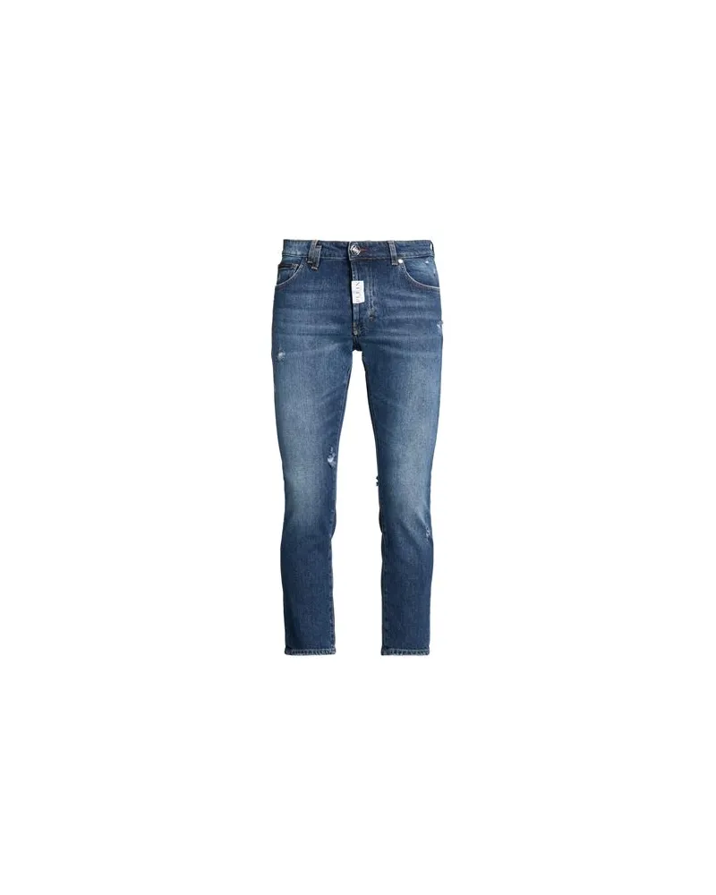 Philipp Plein HOSEN & RÖCKE - Jeanshosenauf YOOX.COM Blau