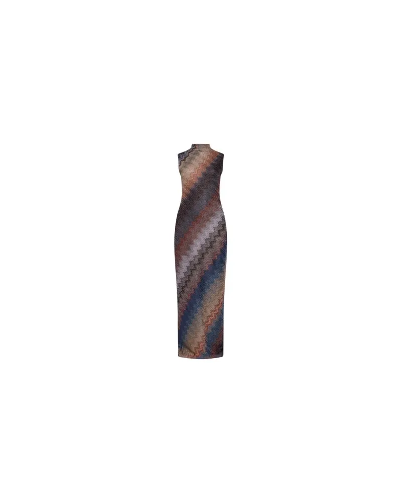 Missoni KLEIDER - Maxi-Kleiderauf YOOX.COM Marineblau