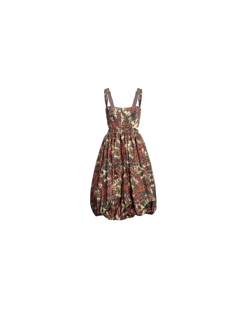 Ulla Johnson KLEIDER - Midi-Kleiderauf YOOX.COM Grün