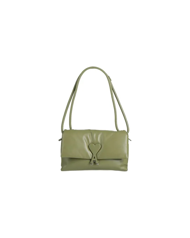 AMI Paris TASCHEN - Schultertaschenauf YOOX.COM Salbeigrün