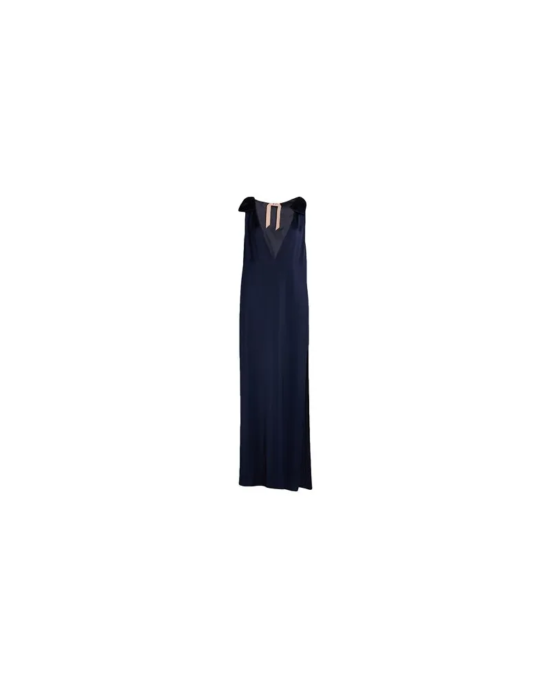 N° 21 KLEIDER - Maxi-Kleiderauf YOOX.COM Marineblau