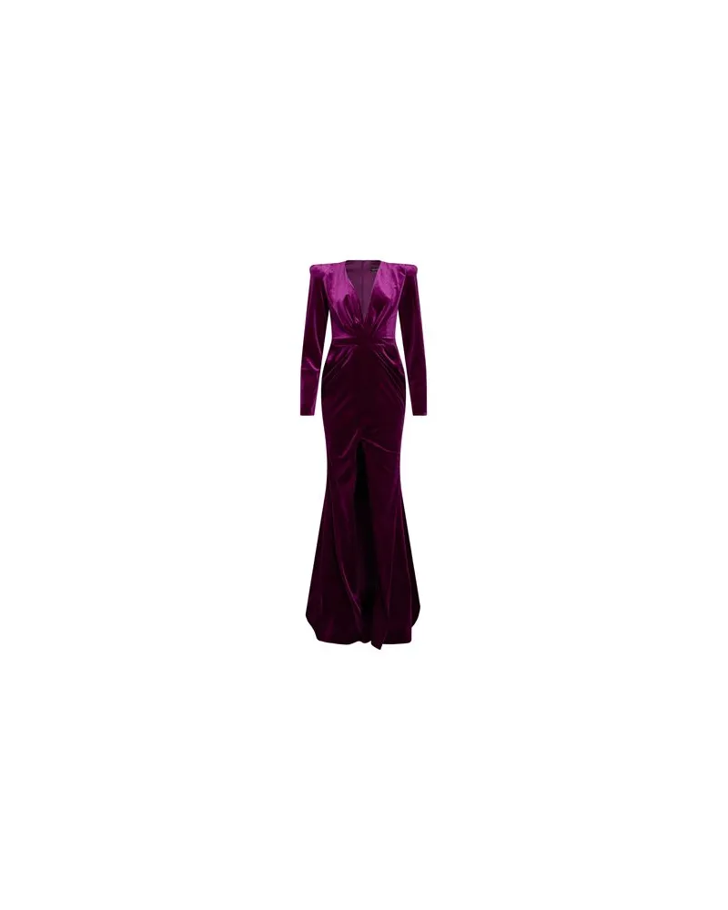ACTUALEE KLEIDER - Maxi-Kleiderauf YOOX.COM Pflaume