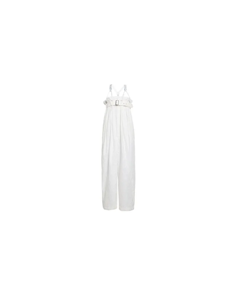 Noir Kei Ninomiya OVERALLS - Jumpsuitsauf YOOX.COM Weiß