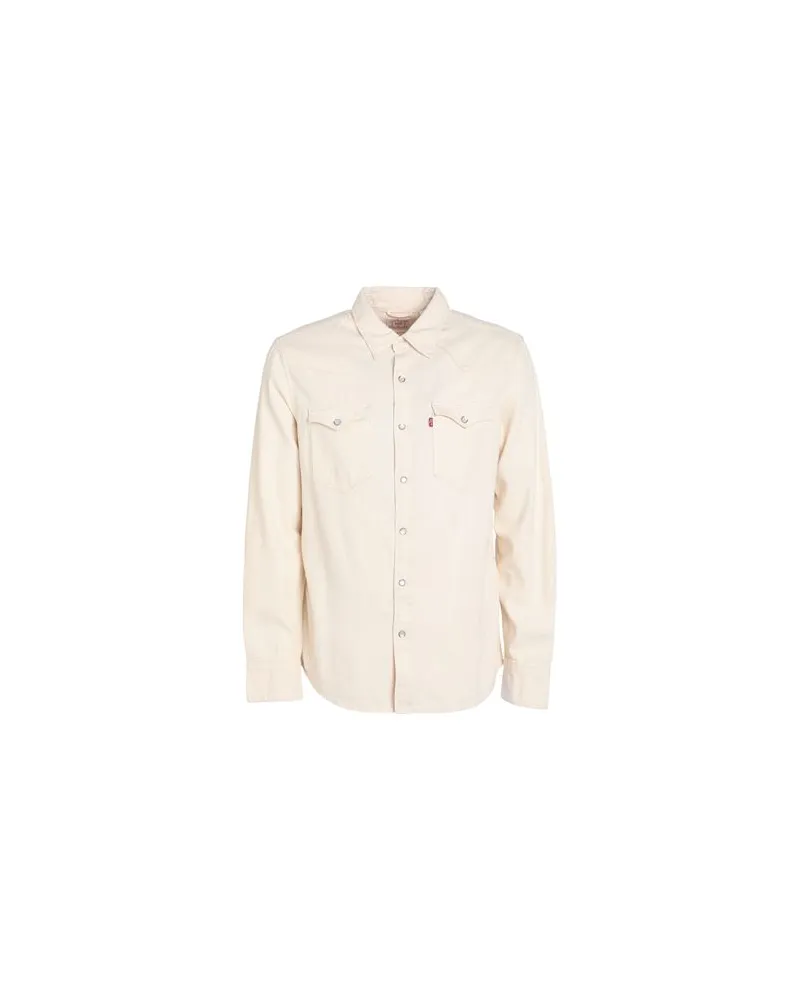 Levi's BARSTOW WESTERN STANDARD WHITES  - TOPS - Jeanshemdenauf YOOX.COM Cremeweiß