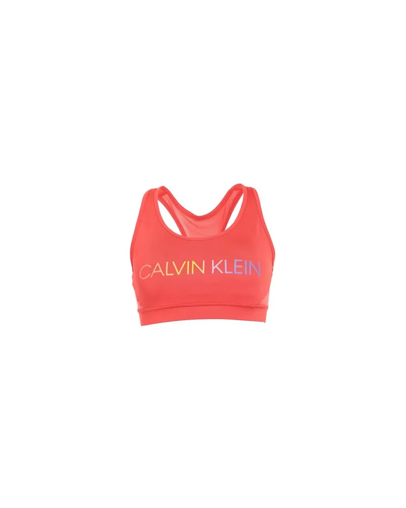 Calvin Klein MEDIUM SUPPORT BRA - TOPS - Topsauf YOOX.COM Orange
