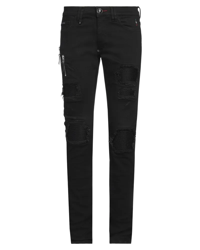 Philipp Plein Jeanshose Schwarz