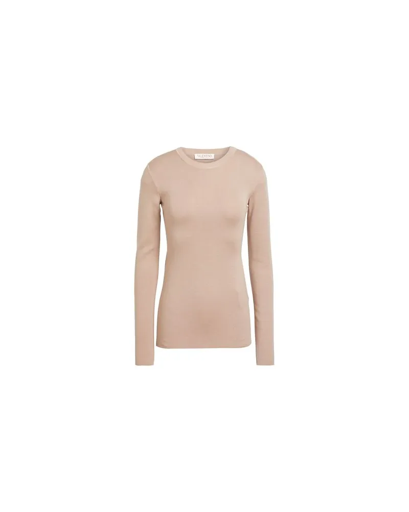 Valentino Garavani STRICKWAREN - Pulloverauf YOOX.COM Hellbraun