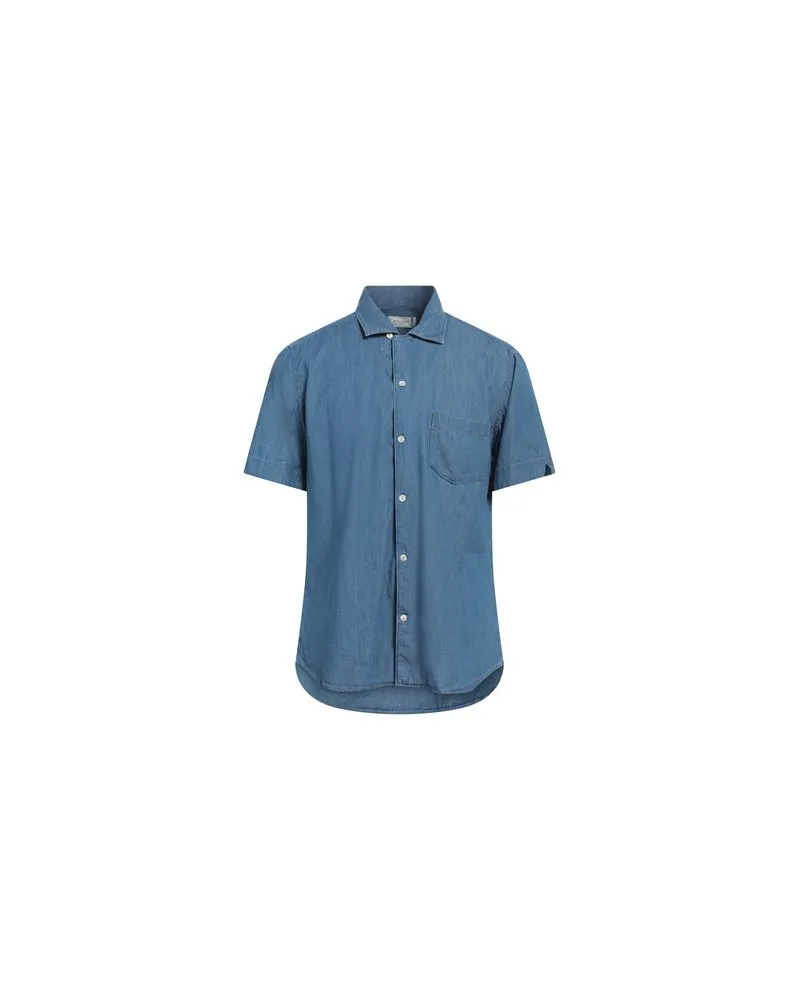 Tintoria Mattei TOPS - Jeanshemdenauf YOOX.COM Blau