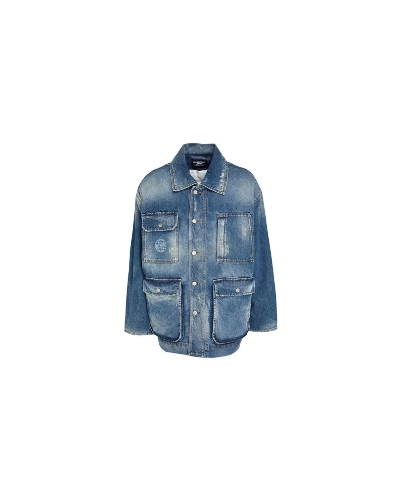 ENTERPRISE JAPAN JACKEN & MÄNTEL - Jeansjacken/Mäntelauf YOOX.COM Blau