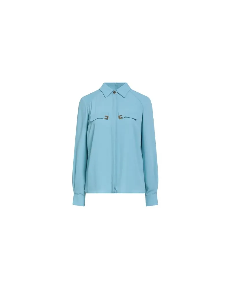 Elisabetta Franchi TOPS - Hemdenauf YOOX.COM Tūrkis