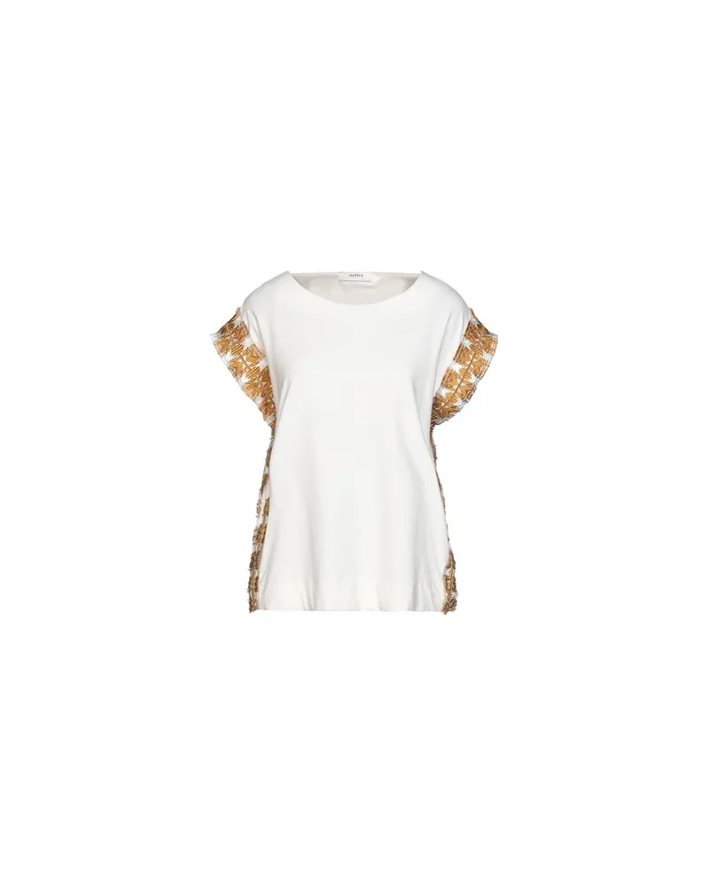 Alpha Studio TOPS - T-shirtsauf YOOX.COM Elfenbein