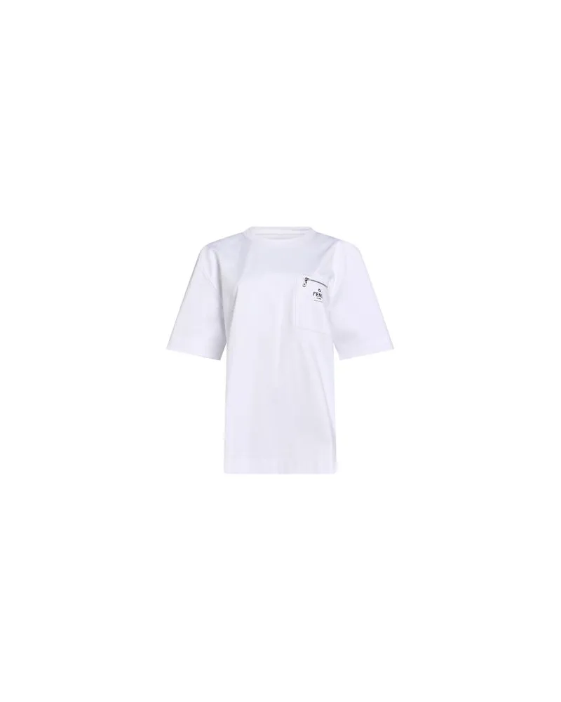 Fendi TOPS - T-shirtsauf YOOX.COM Weiß