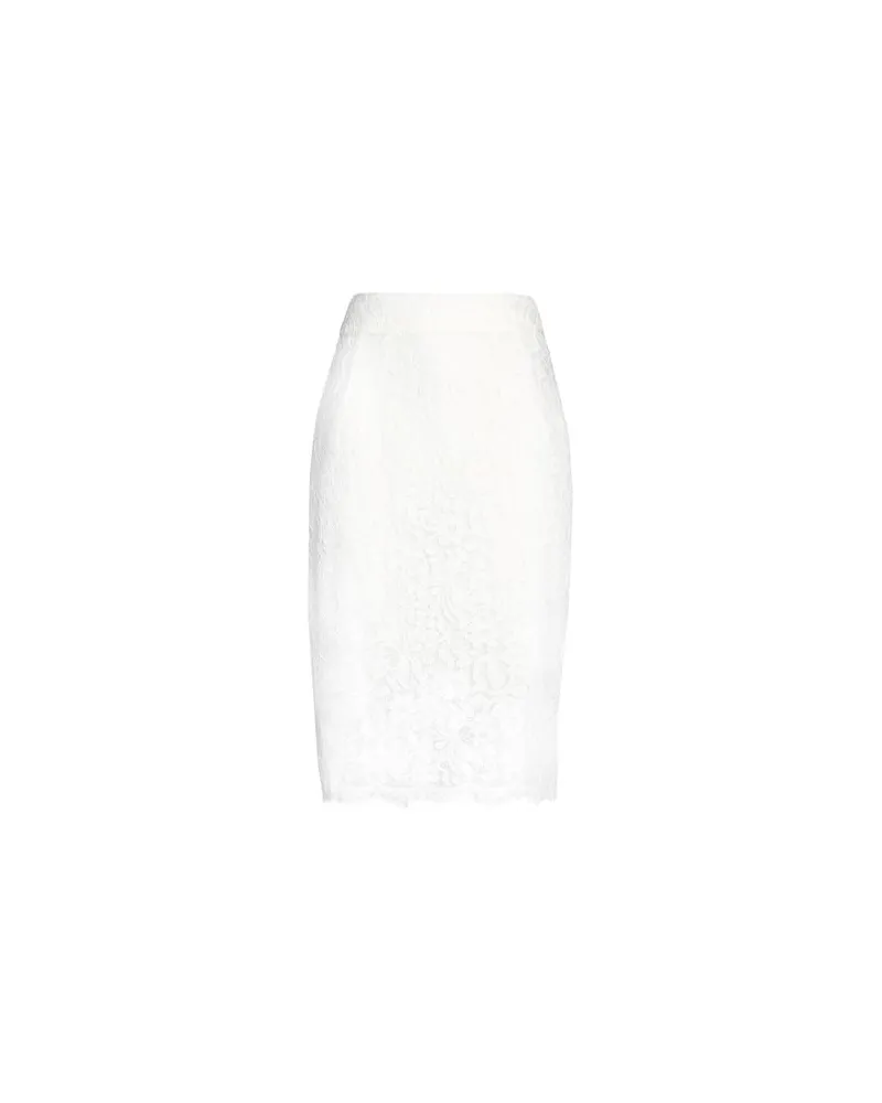 Dolce & Gabbana HOSEN & RÖCKE - Midi-Röckeauf YOOX.COM Weiß