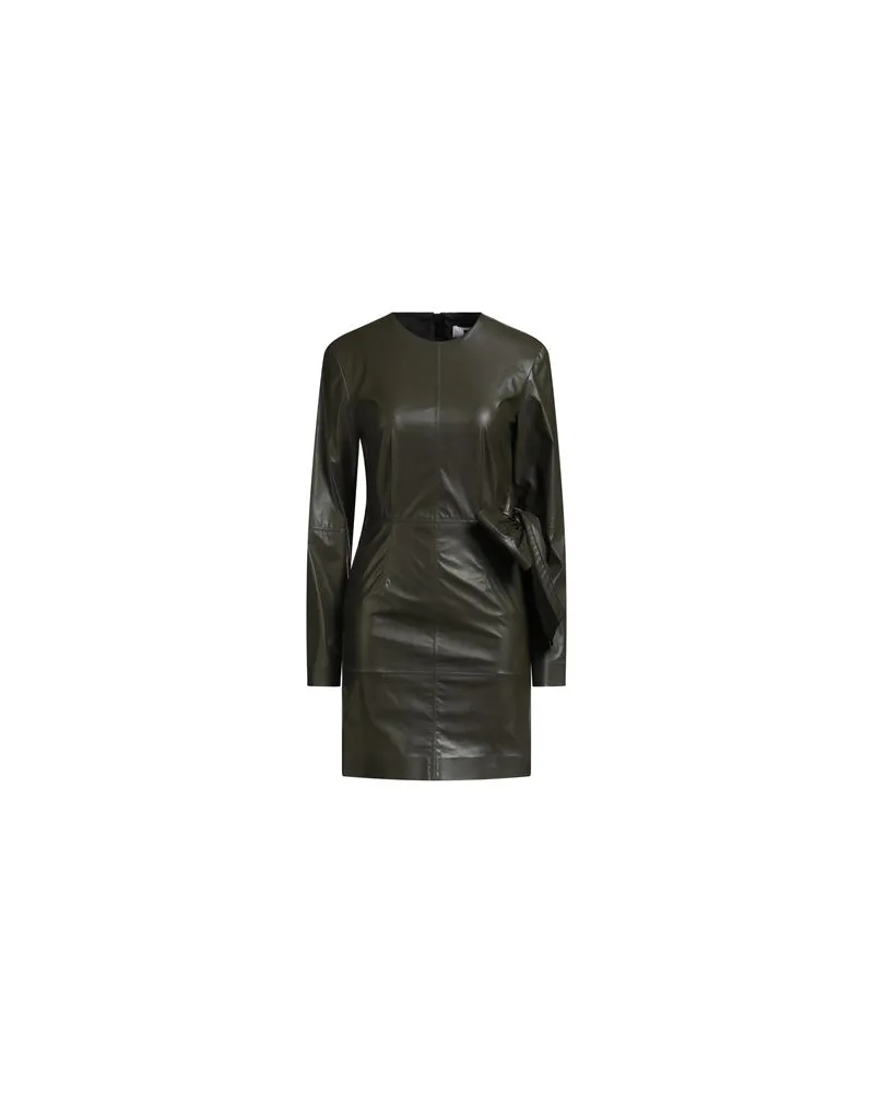 MSGM KLEIDER - Mini-Kleiderauf YOOX.COM Dunkelgrün
