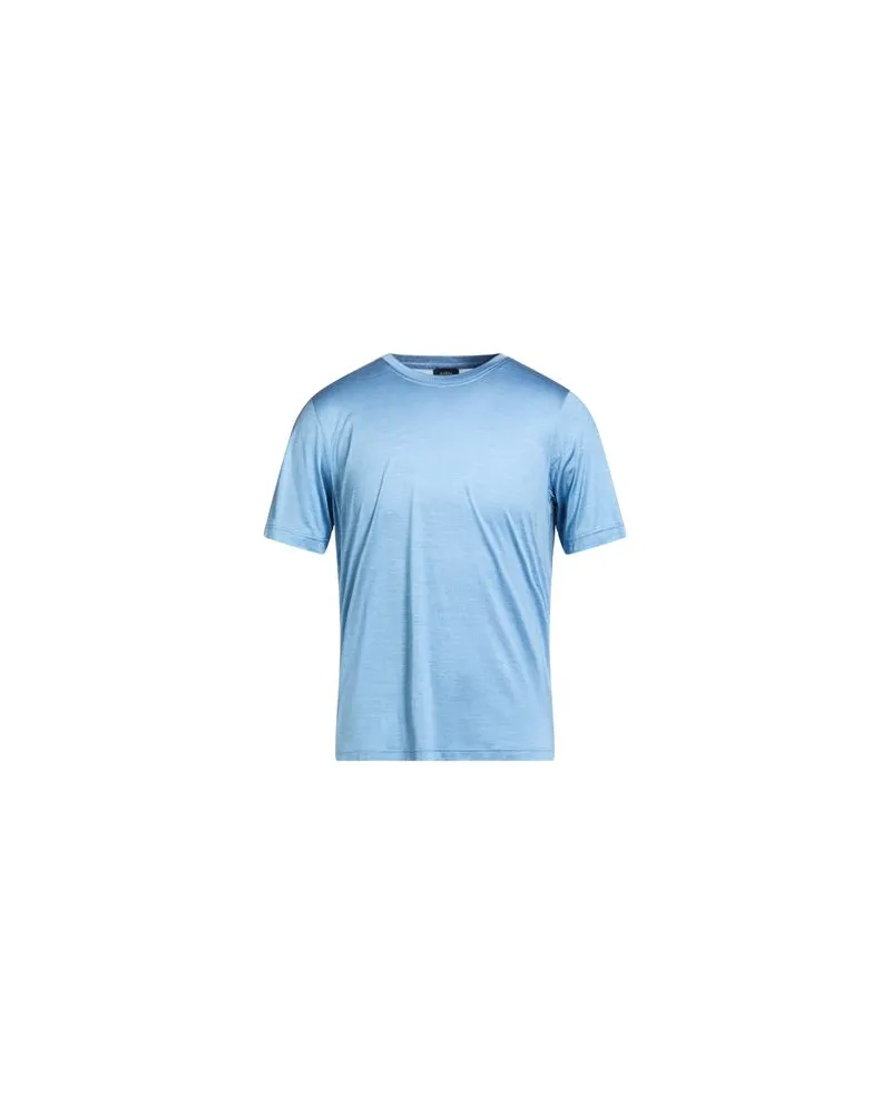 BARBA TOPS - T-shirtsauf YOOX.COM Hellblau