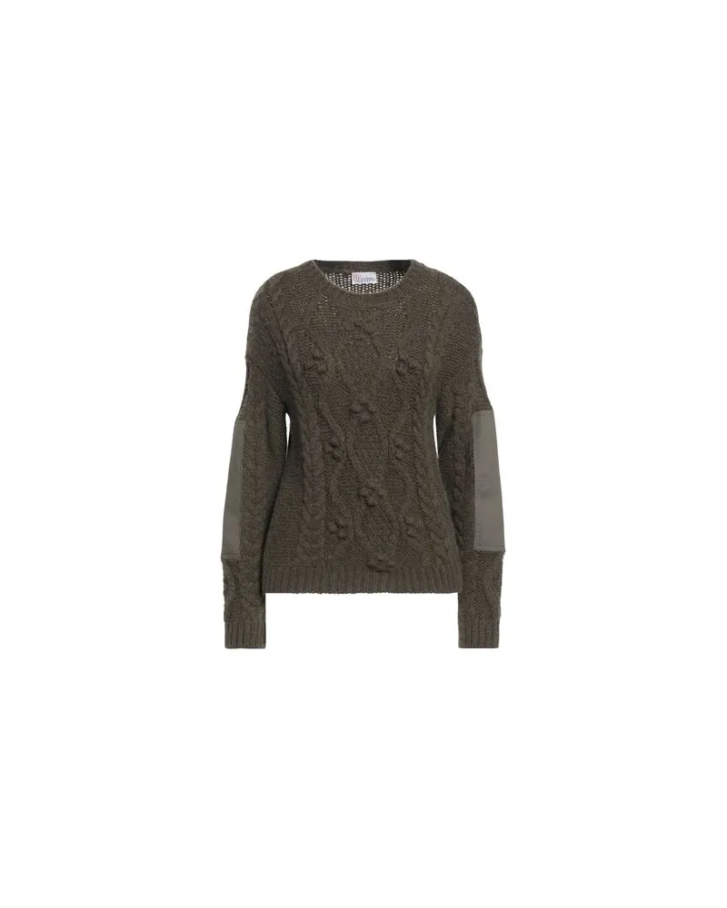 RED Valentino STRICKWAREN - Pulloverauf YOOX.COM Militärgrün